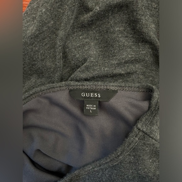 Guess Gray Ruched Long Sleeve Bodycon Dress - Picture 3 of 6